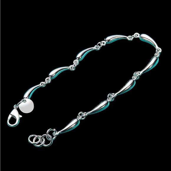 Classic Sterling Silver Chain Bracelet - Picture 1 of 7
